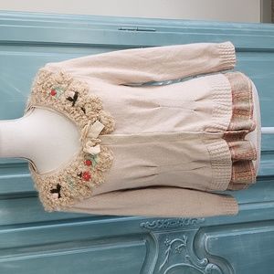 Anthropologie Field Flower cardigan